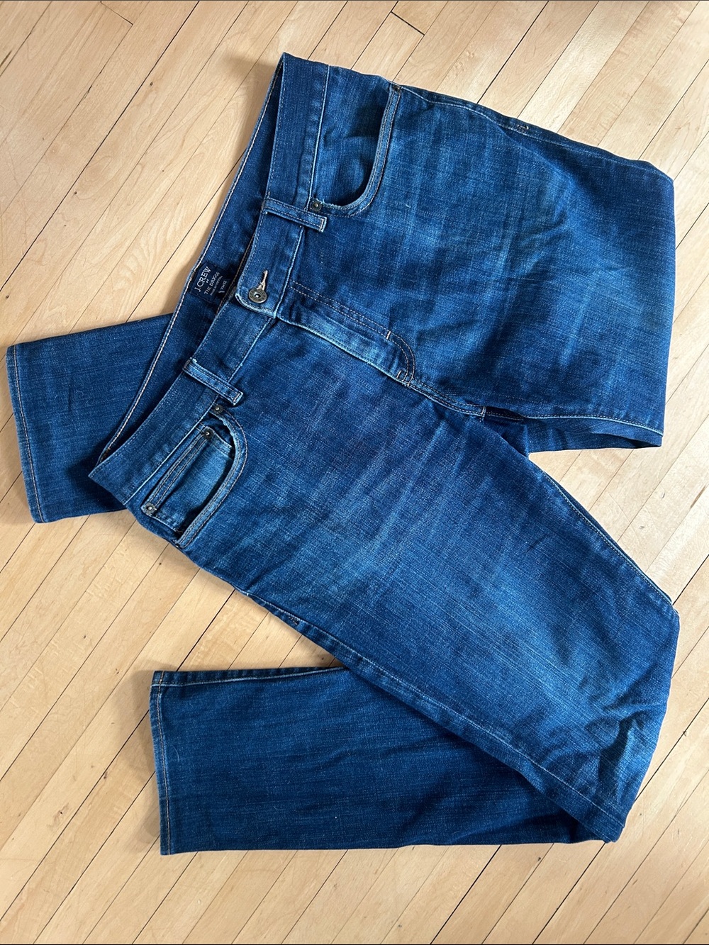J. Crew the Driggs Indigo Straight-Leg Men's Jeans